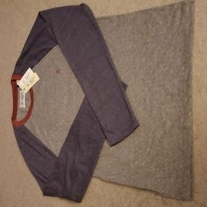 Original Penguin Baseball Long Sleeve Shirt